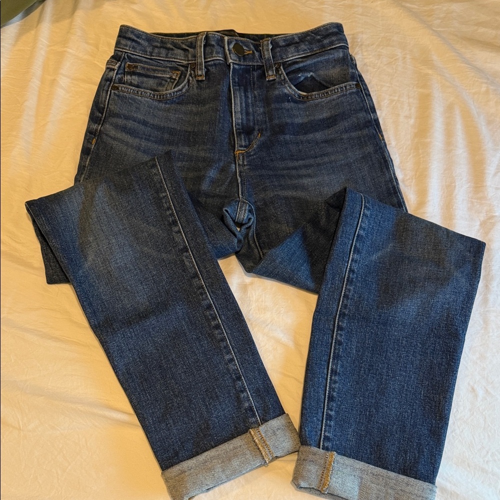Joe's Jeans Dark Blue Straight Leg Denim